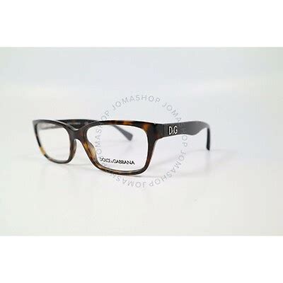 Dolce & Gabbana Transparent Square Ladies Eyeglasses 